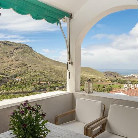 Casa Carmen Agaete Con Terraza Y Vistas Al Mar Villa Buitenkant foto