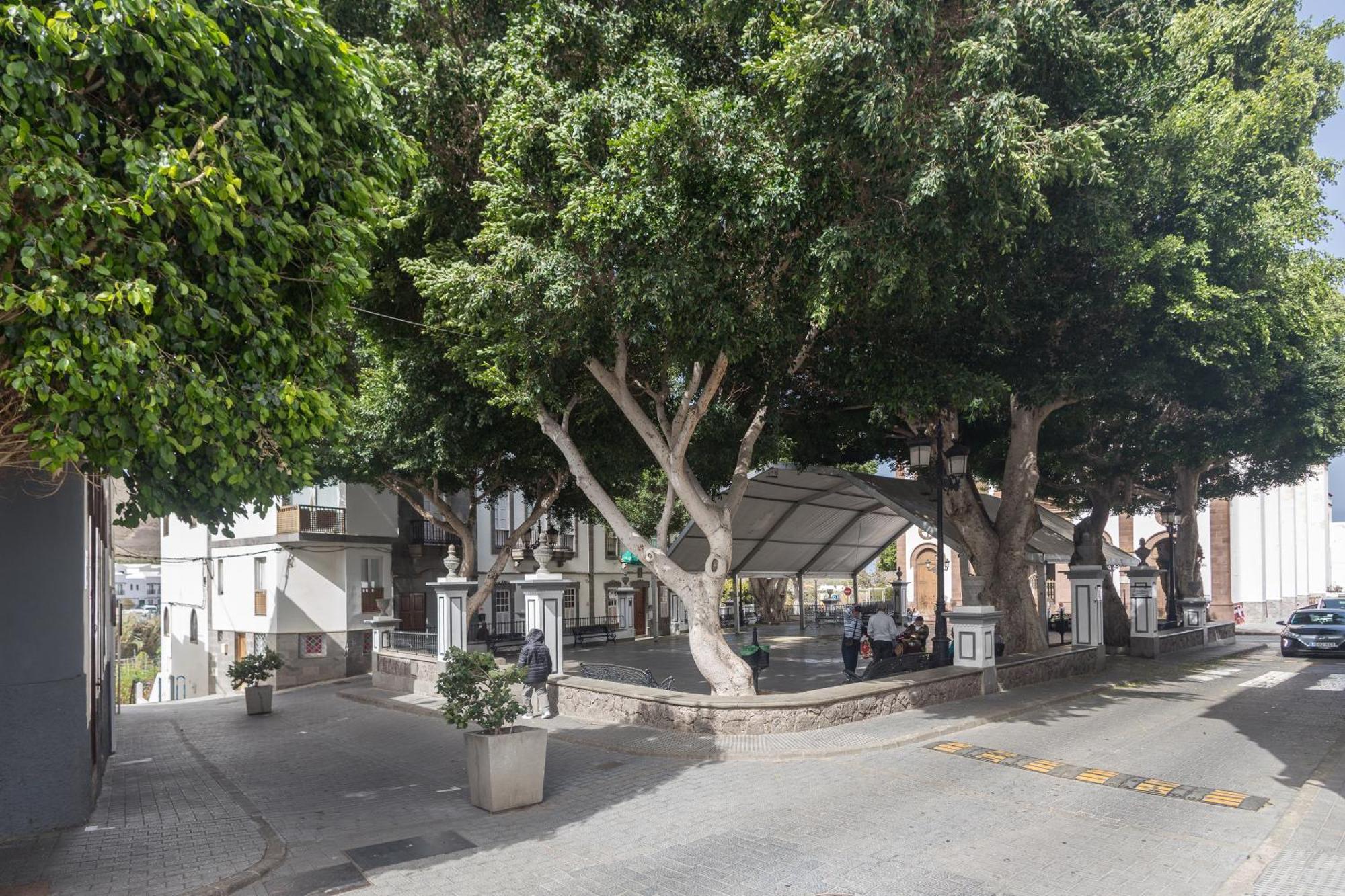 Casa Carmen Agaete Con Terraza Y Vistas Al Mar Villa Buitenkant foto