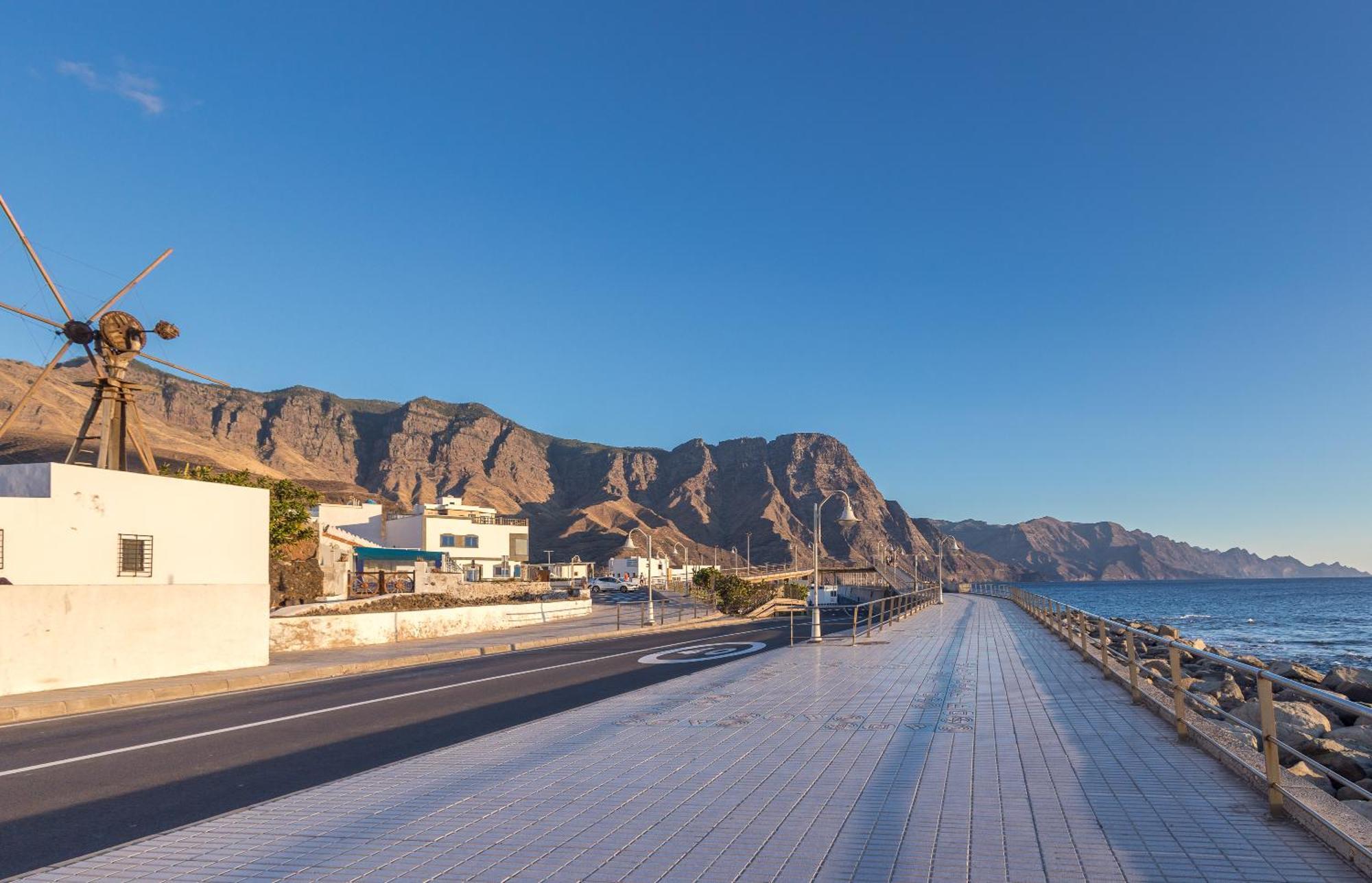 Casa Carmen Agaete Con Terraza Y Vistas Al Mar Villa Buitenkant foto