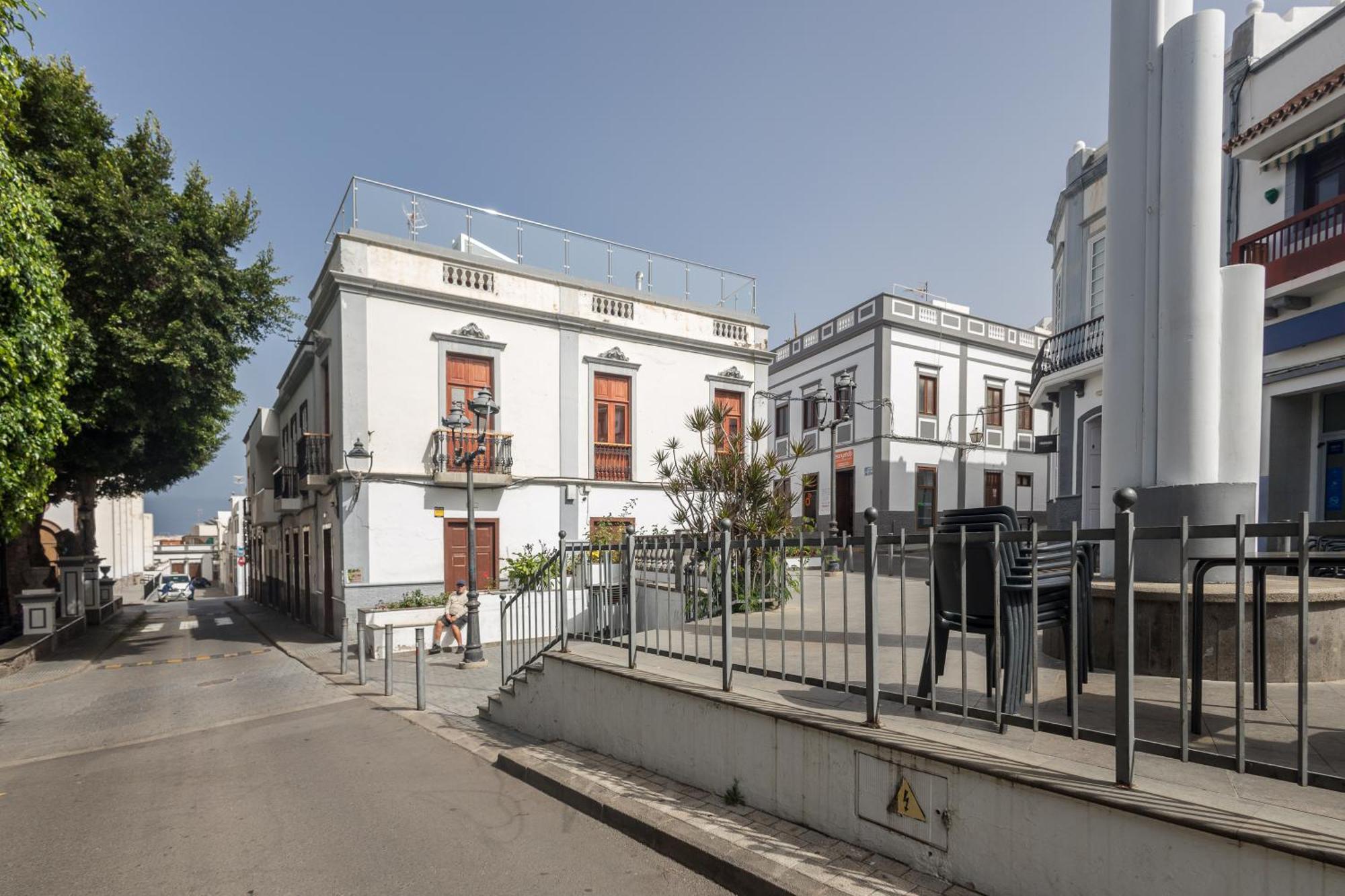 Casa Carmen Agaete Con Terraza Y Vistas Al Mar Villa Buitenkant foto