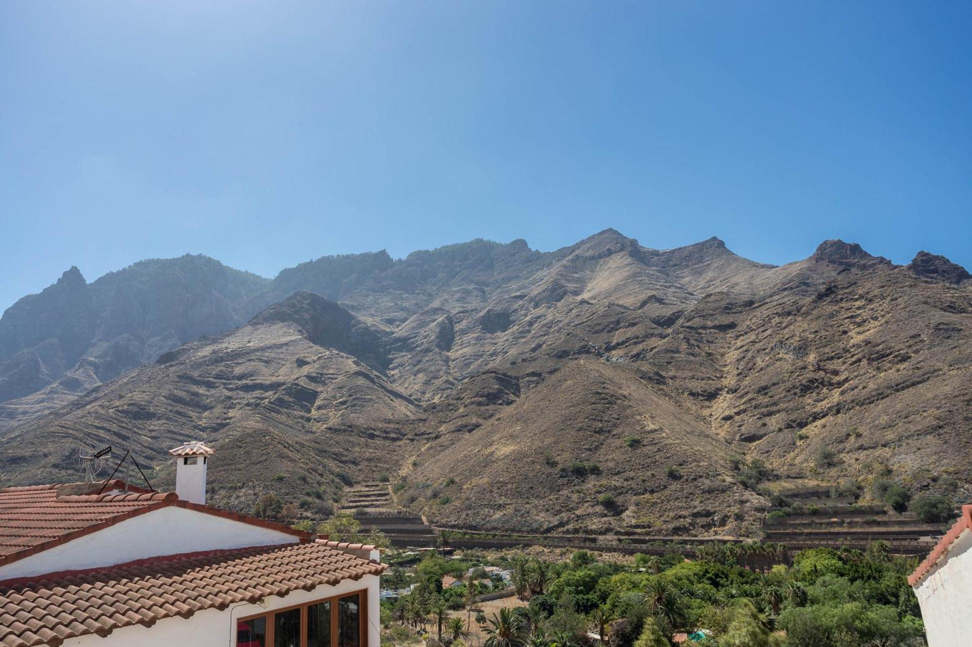 Casa Carmen Agaete Con Terraza Y Vistas Al Mar Villa Buitenkant foto