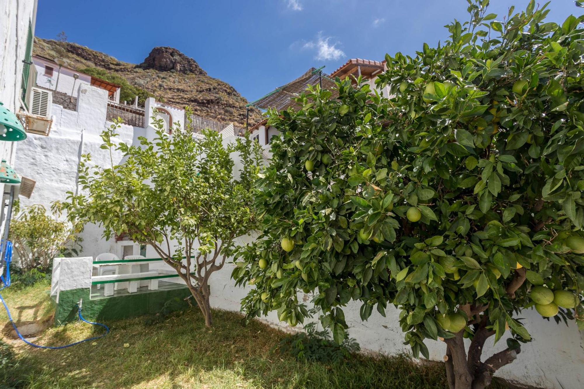 Casa Carmen Agaete Con Terraza Y Vistas Al Mar Villa Buitenkant foto