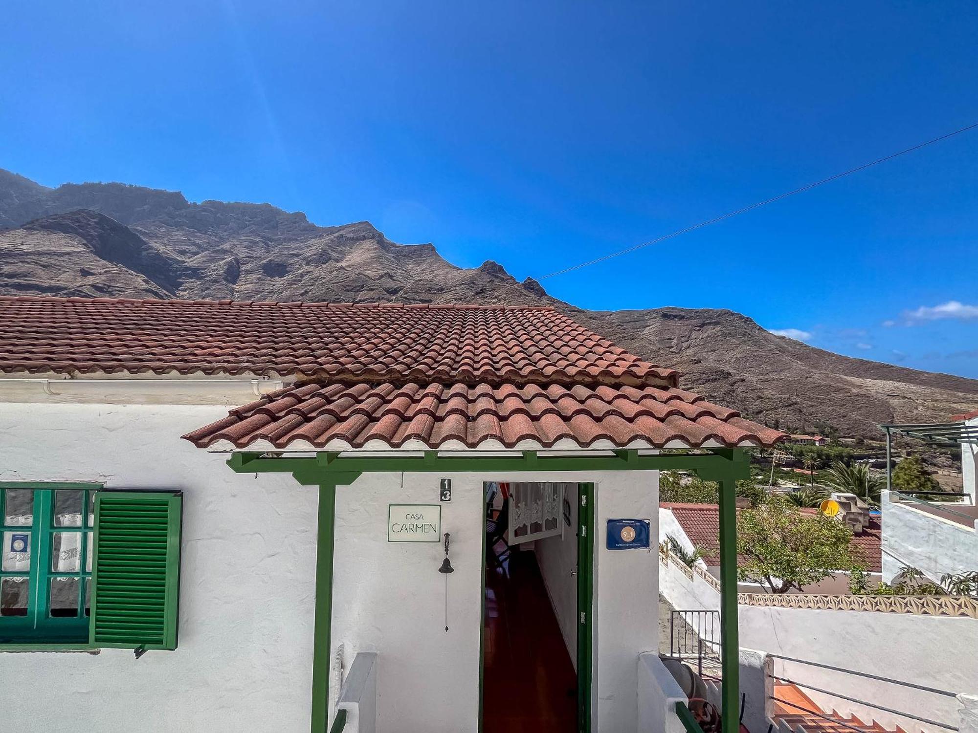 Casa Carmen Agaete Con Terraza Y Vistas Al Mar Villa Buitenkant foto