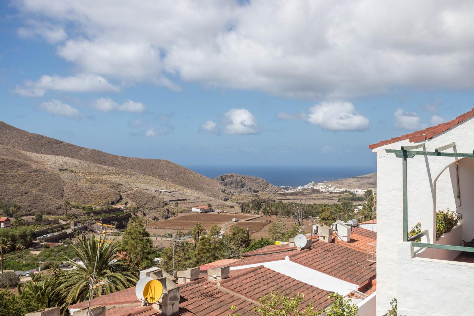 Casa Carmen Agaete Con Terraza Y Vistas Al Mar Villa Buitenkant foto