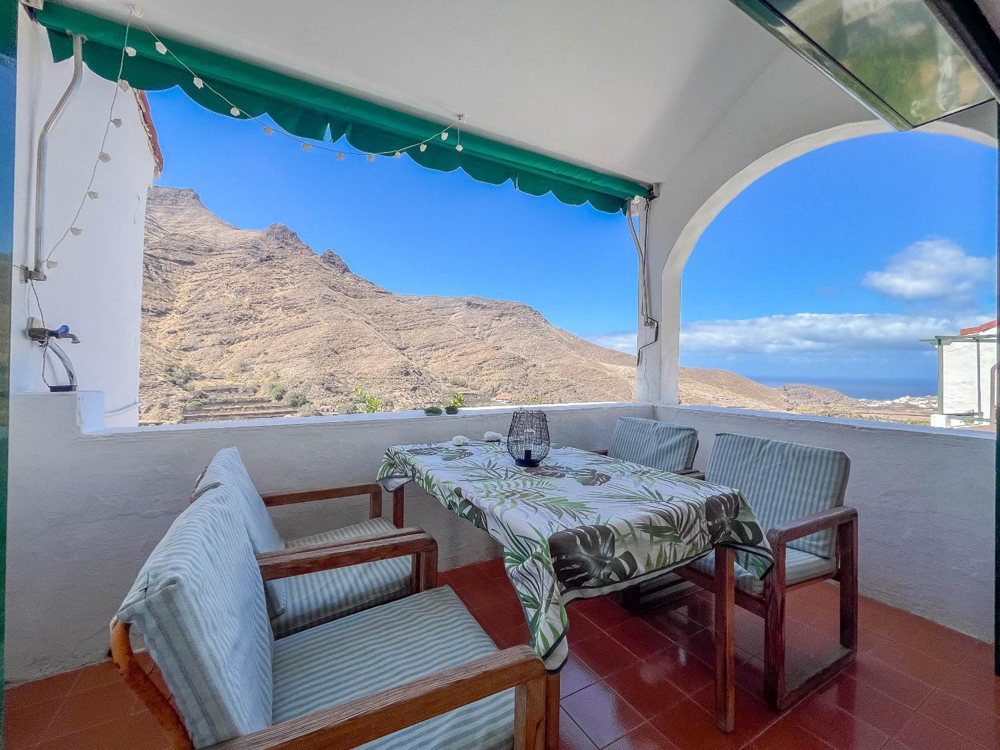 Casa Carmen Agaete Con Terraza Y Vistas Al Mar Villa Buitenkant foto