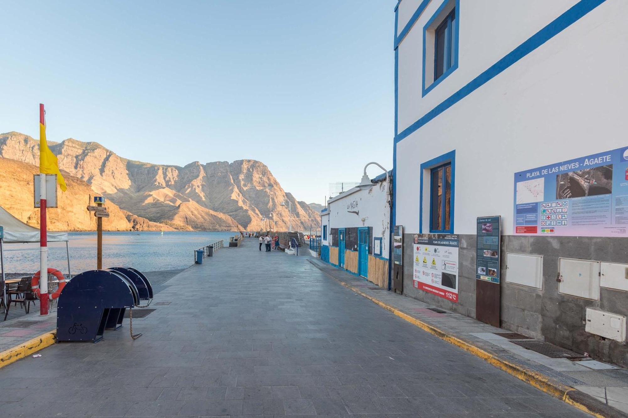 Casa Carmen Agaete Con Terraza Y Vistas Al Mar Appartement Buitenkant foto